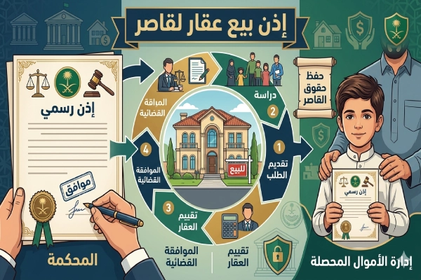 اذن بيع عقار لقاصر