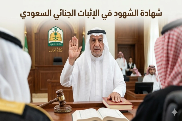 شهادة الشهود في الإثبات الجنائي السعودي