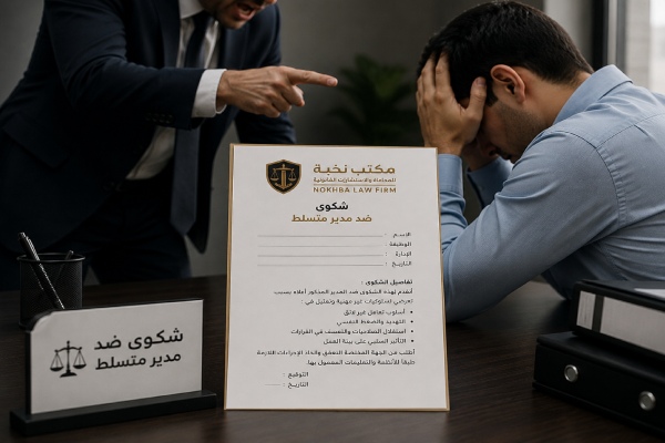 تقديم شكوى ضد مدير ظالم