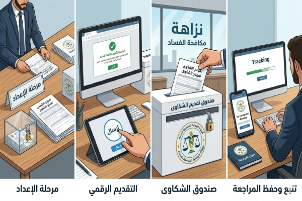 تقديم شكوى لمكافحة الفساد