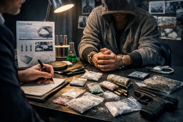 مدة التحقيق في قضايا المخدرات