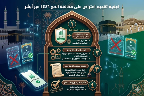 تقديم الاعتراض على مخالفة الحج 1664
