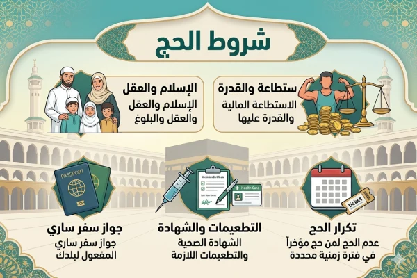 شروط إصدار تصريح الحج في السعودية | الإجراءات وطريقة التقديم 2026